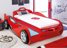 CARBED Кровать-машина Coupe с выдвижной кроватью Red 20.03.1306.00 в Туле - tula.katalogmebeli.com | фото