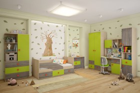 Детская комната Пуговка в Туле - tula.katalogmebeli.com | фото
