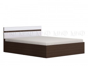Ким кровать 1,4 (Венге/белый глянец) в Туле - tula.katalogmebeli.com | фото