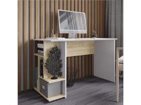 Компьютерный стол СКМ-6 белый/дуб сонома в Туле - tula.katalogmebeli.com | фото