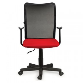 Кресло BRABIX Spring MG-307 (красно-черный) в Туле - tula.katalogmebeli.com | фото 2