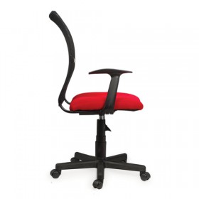 Кресло BRABIX Spring MG-307 (красно-черный) в Туле - tula.katalogmebeli.com | фото 3