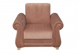 Кресло для отдыха "Порто" (велюр киви корица / микровельвет крем) в Туле - tula.katalogmebeli.com | фото 8