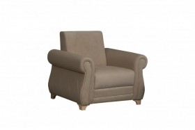 Кресло для отдыха "Порто" (велюр киви латте / микровельвет крем) в Туле - tula.katalogmebeli.com | фото 1