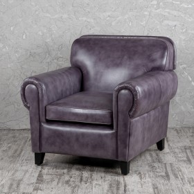 Кресло кожаное Элегант (Фиолетовый) в Туле - tula.katalogmebeli.com | фото