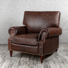 Кресло кожаное Лофт Аристократ (ширина 1100 мм) в Туле - tula.katalogmebeli.com | фото