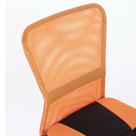 Кресло компактное BRABIX Smart MG-313 (черный, оранжевый) в Туле - tula.katalogmebeli.com | фото 4