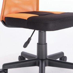 Кресло компактное BRABIX Smart MG-313 (черный, оранжевый) в Туле - tula.katalogmebeli.com | фото 5