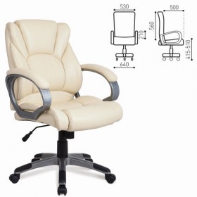 Кресло офисное BRABIX Eldorado EX-504 (бежевый) в Туле - tula.katalogmebeli.com | фото