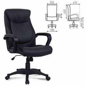 Кресло офисное BRABIX Enter EX-511 (черный) в Туле - tula.katalogmebeli.com | фото