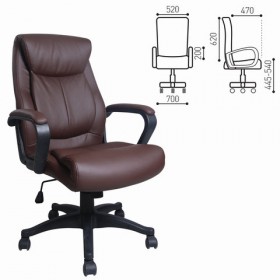 Кресло офисное BRABIX Enter EX-511 (коричневый) в Туле - tula.katalogmebeli.com | фото
