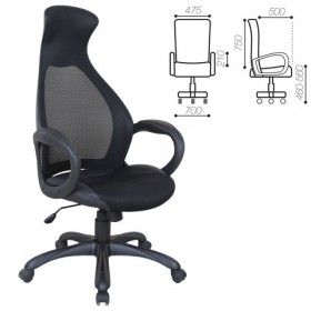 Кресло офисное BRABIX Genesis EX-517 (черное) в Туле - tula.katalogmebeli.com | фото