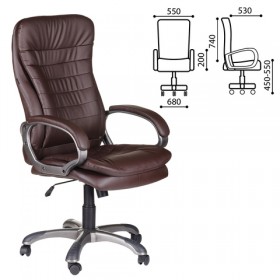 Кресло офисное BRABIX Omega EX-589 (коричневое) в Туле - tula.katalogmebeli.com | фото