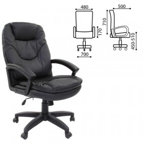 Кресло офисное BRABIX Trend EX-568 (черный) в Туле - tula.katalogmebeli.com | фото