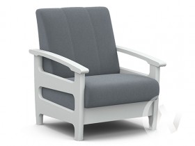 Кресло для отдыха Омега (снег лак/CATANIA SILVER) в Туле - tula.katalogmebeli.com | фото