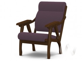 Кресло Вега-10 (орех лак/ULTRA PLUM) в Туле - tula.katalogmebeli.com | фото