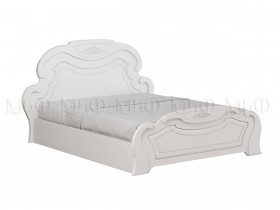 Кровать 1,4м Александрина (Белый/Белый глянец) в Туле - tula.katalogmebeli.com | фото