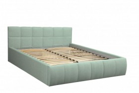 Кровать "Диана" ш. 1400 (Н=820мм) (жаккард аква) в Туле - tula.katalogmebeli.com | фото