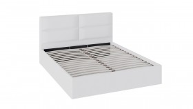 Кровать «Глосс» с мягкой обивкой и подъемным механизмом тип 1 (1600) (Белая) в Туле - tula.katalogmebeli.com | фото