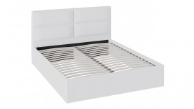 Кровать «Глосс» с мягкой обивкой тип 1 (1600) (Белая) в Туле - tula.katalogmebeli.com | фото