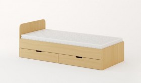 Кровать с ящиками 900 (Беленый дуб) в Туле - tula.katalogmebeli.com | фото