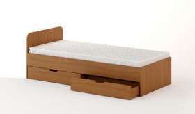 Кровать с ящиками 900 (Бук темный) в Туле - tula.katalogmebeli.com | фото