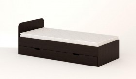 Кровать с ящиками 900 (Венге) в Туле - tula.katalogmebeli.com | фото 1