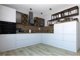 Модульная кухня Бронкс 1,8 м (Кварц) в Туле - tula.katalogmebeli.com | фото 5