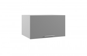 Квадро ГВПГ 800 шкаф верхний горизонтальный глубокий высокий (Персик софт/корпус Серый) в Туле - tula.katalogmebeli.com | фото