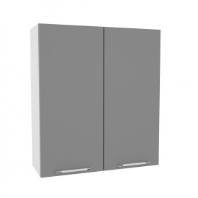 Квадро ВП 800 шкаф верхний высокий (Черника/корпус Серый) в Туле - tula.katalogmebeli.com | фото
