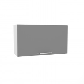 Квадро ВПГ 800 шкаф верхний горизонтальный высокий (Черника/корпус Серый) в Туле - tula.katalogmebeli.com | фото