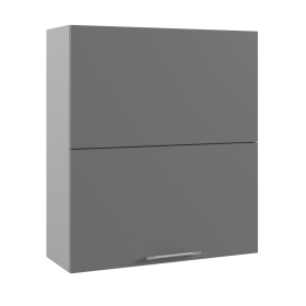 Квадро ВПГПМ 800 Шкаф верхний высокий Blum Aventos (Персик софт/корпус Серый) в Туле - tula.katalogmebeli.com | фото