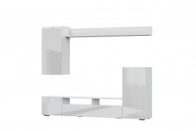 Мебель для гостиной МГС 4 (Белый/Белый глянец) в Туле - tula.katalogmebeli.com | фото 7