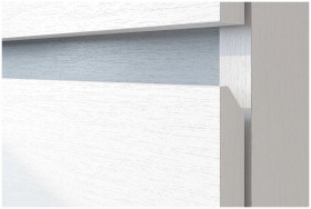 Модульная система "Токио" Пенал Белый текстурный / Белый текстурный в Туле - tula.katalogmebeli.com | фото 3