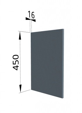 Панель торцевая (для шкафа горизонтального высокого) ВПГ Квадро (Лунный свет) в Туле - tula.katalogmebeli.com | фото
