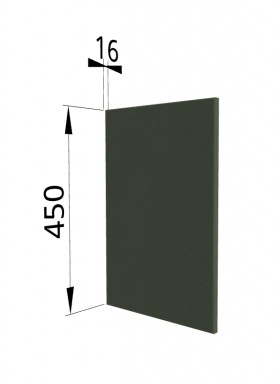 Панель торцевая (для шкафа горизонтального высокого) ВПГ Квадро (Оливково-зеленый) в Туле - tula.katalogmebeli.com | фото