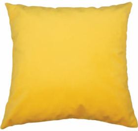 Подушка - думка (микровелюр желтый) в Туле - tula.katalogmebeli.com | фото