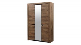 Шкаф для одежды "Лючия" (3-х дв.) (кейптаун/зеркало) в Туле - tula.katalogmebeli.com | фото