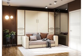 Шкаф-кровать с диваном Злата в Туле - tula.katalogmebeli.com | фото 1