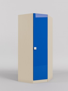 Шкаф угловой (угловая секция) Скай люкс (Синий/корпус Клен) в Туле - tula.katalogmebeli.com | фото