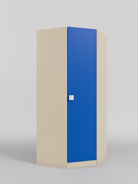 Шкаф угловой (угловая секция) Скай (Синий/корпус Клен) в Туле - tula.katalogmebeli.com | фото