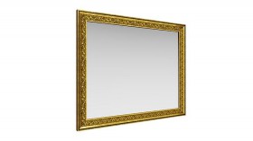 Зеркало навесное "Айрум"/(дуб кальяри / профиль: золото с орнаментом) в Туле - tula.katalogmebeli.com | фото